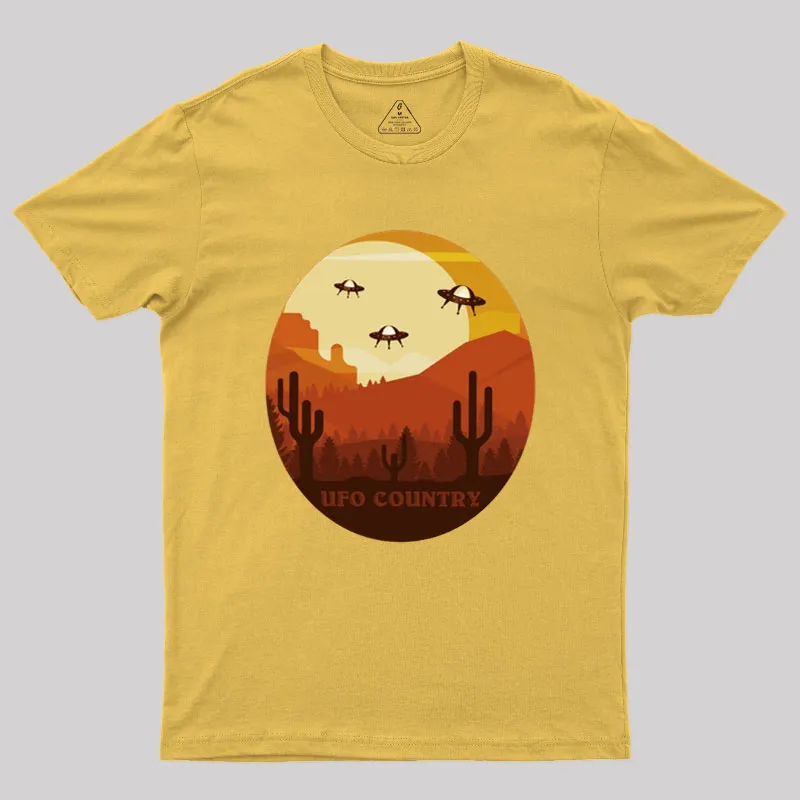 UFO Country Geek T-Shirt - Image 8