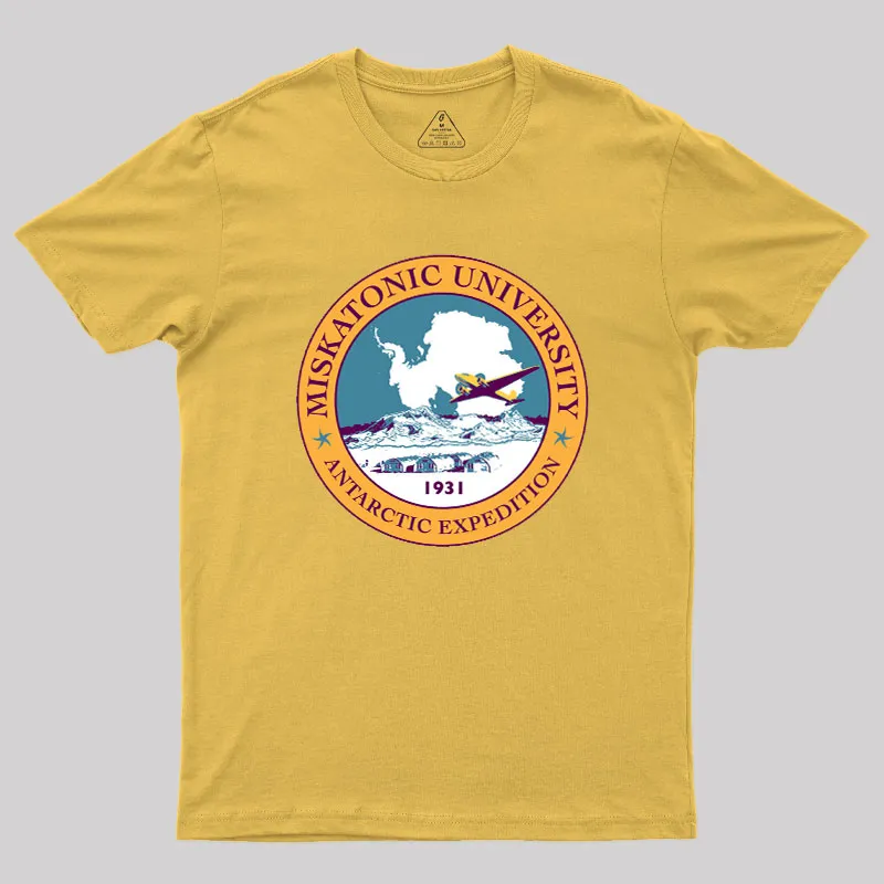 Miskatonic University Antarctic Expedition 1931 Geek T-Shirt - Image 8
