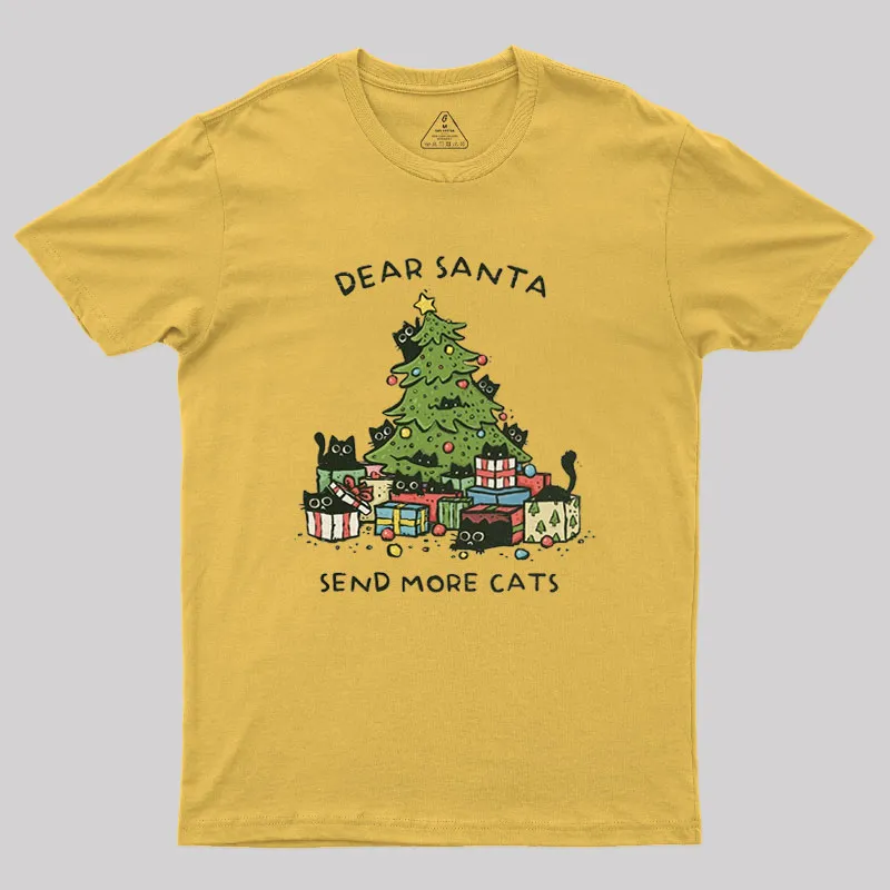 Send More Cats Geek T-Shirt - Image 6