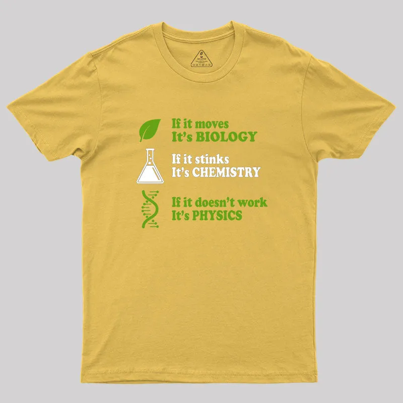 Biology - Chemistry - Physics Geek T-Shirt - Image 8