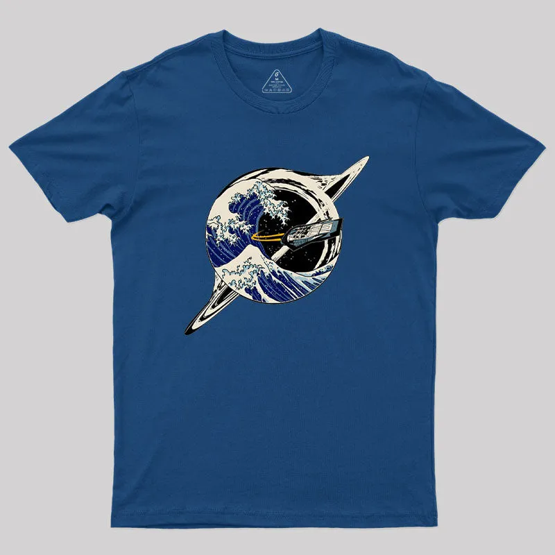 Interstellar Kanagawa Wave Geek T-Shirt