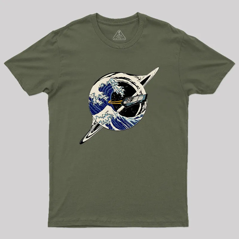 Interstellar Kanagawa Wave Geek T-Shirt - Image 3