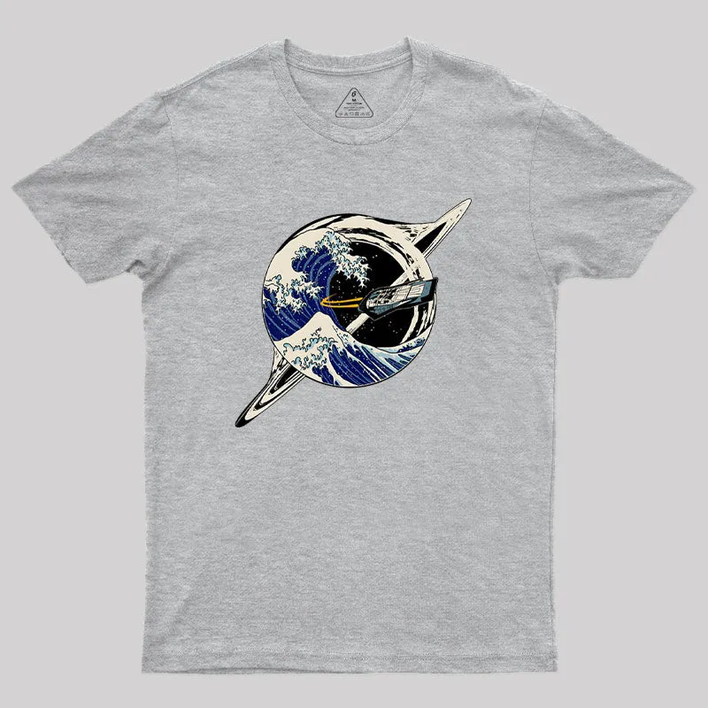 Interstellar Kanagawa Wave Geek T-Shirt - Image 4