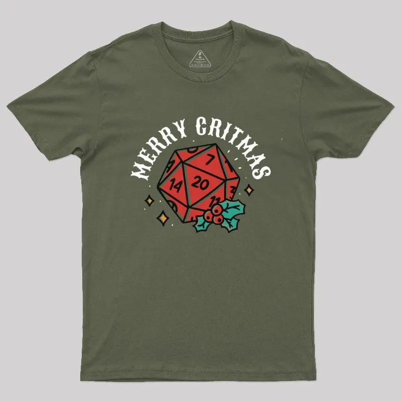Polyhedral Dice Xmas T-Shirt - Image 3