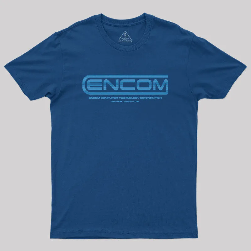 TRON Encom Summer Sky Geek T-Shirt - Image 2