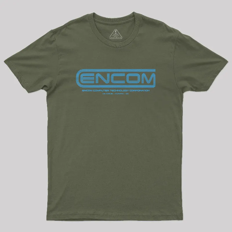 TRON Encom Summer Sky Geek T-Shirt - Image 3