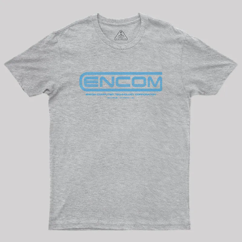 TRON Encom Summer Sky Geek T-Shirt - Image 9
