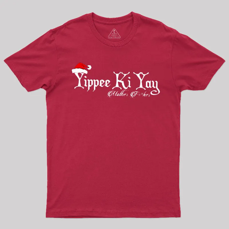 Yippee Yay Funny Christmas T-Shirt - Image 6