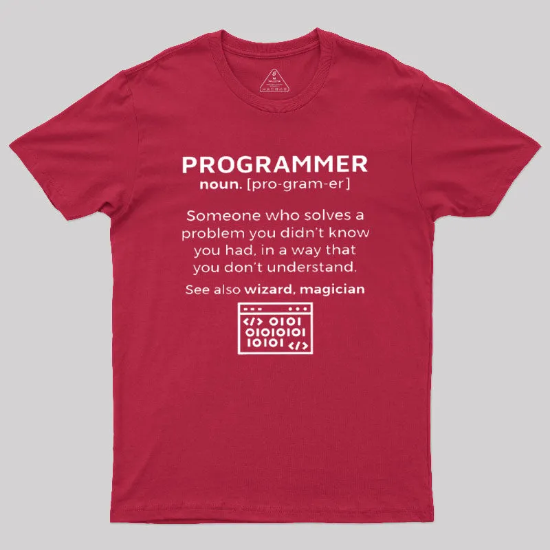 Funny Programmer Definition T-Shirt - Image 7
