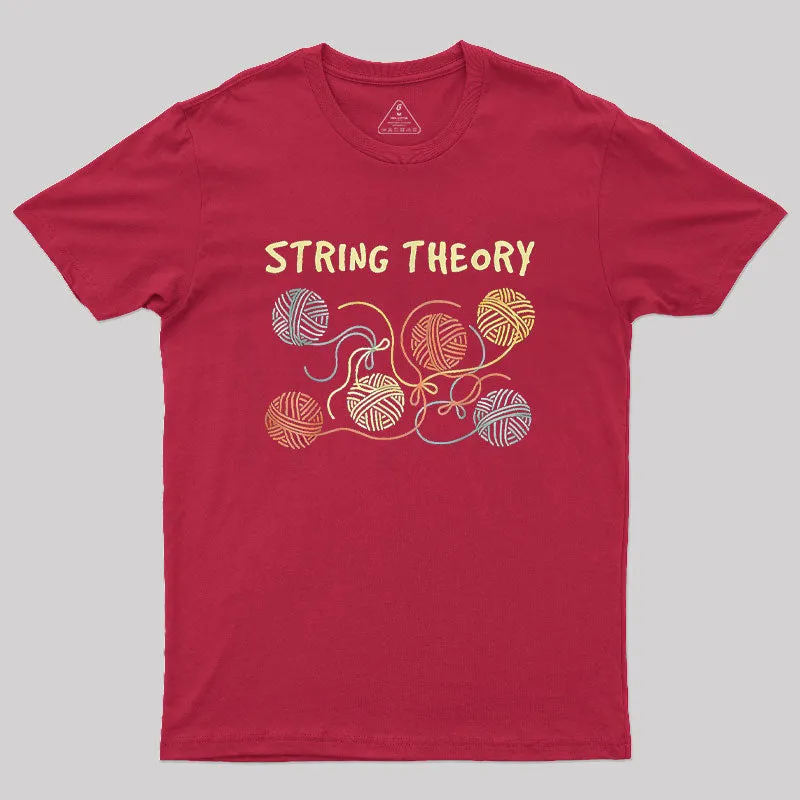 Knitted String Theory Geek T-Shirt - Image 4