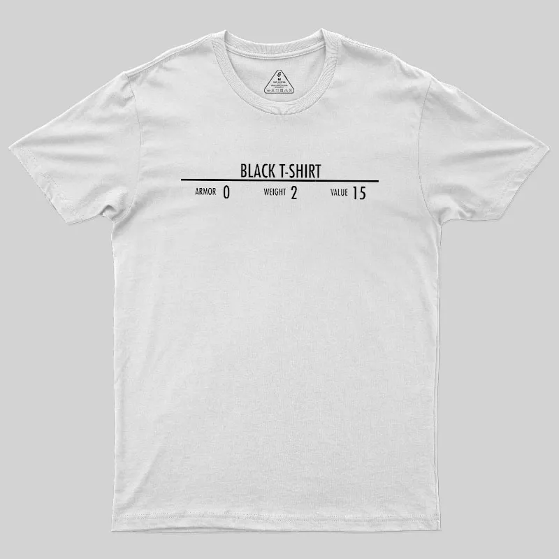 Black Geek T-Shirt - Image 11