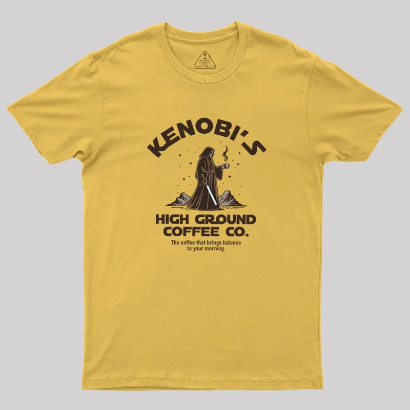 Alternative view of Kenobi’s High Ground Geek T-Shirt