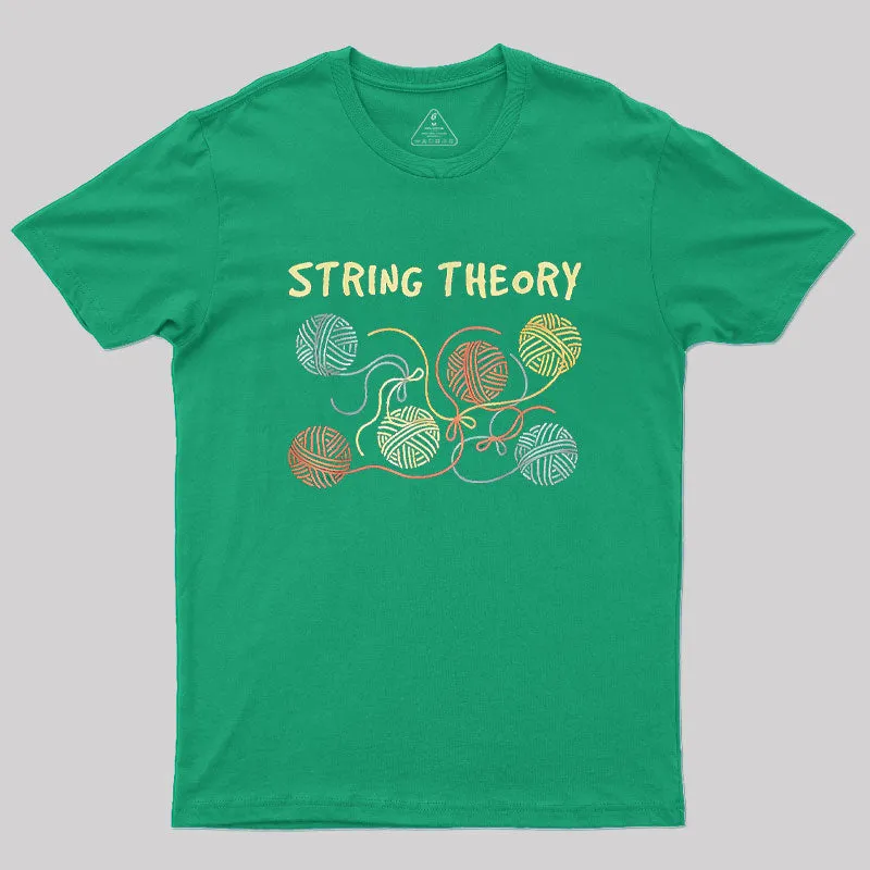 Knitted String Theory Geek T-Shirt - Image 6