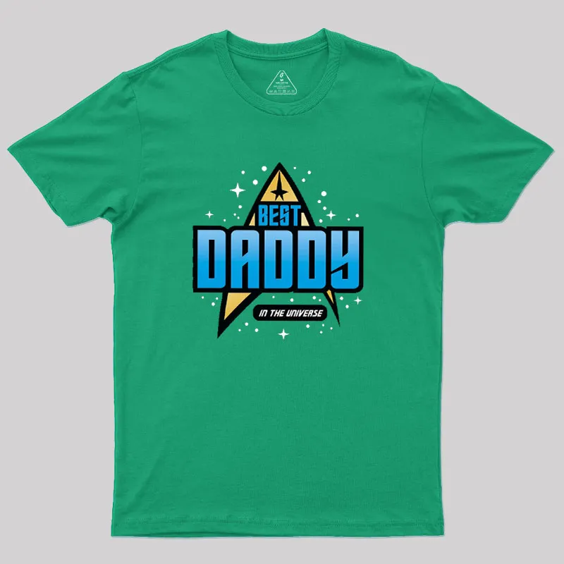 Best Daddy Trekkie Geek T-Shirt - Image 9