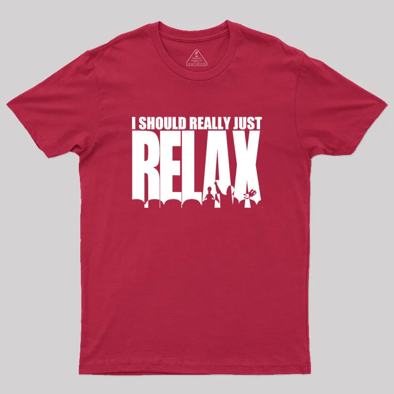 MST3K Says RELAX Geek T-Shirt - Image 5
