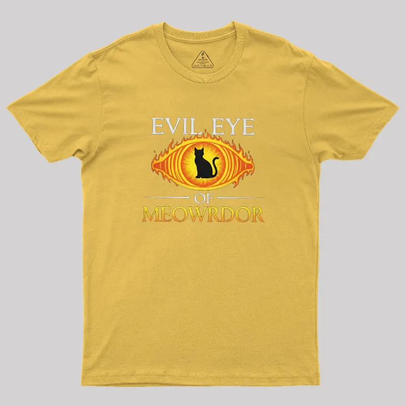 Evil Eye Of Meowrdor Geek T-Shirt - Image 6
