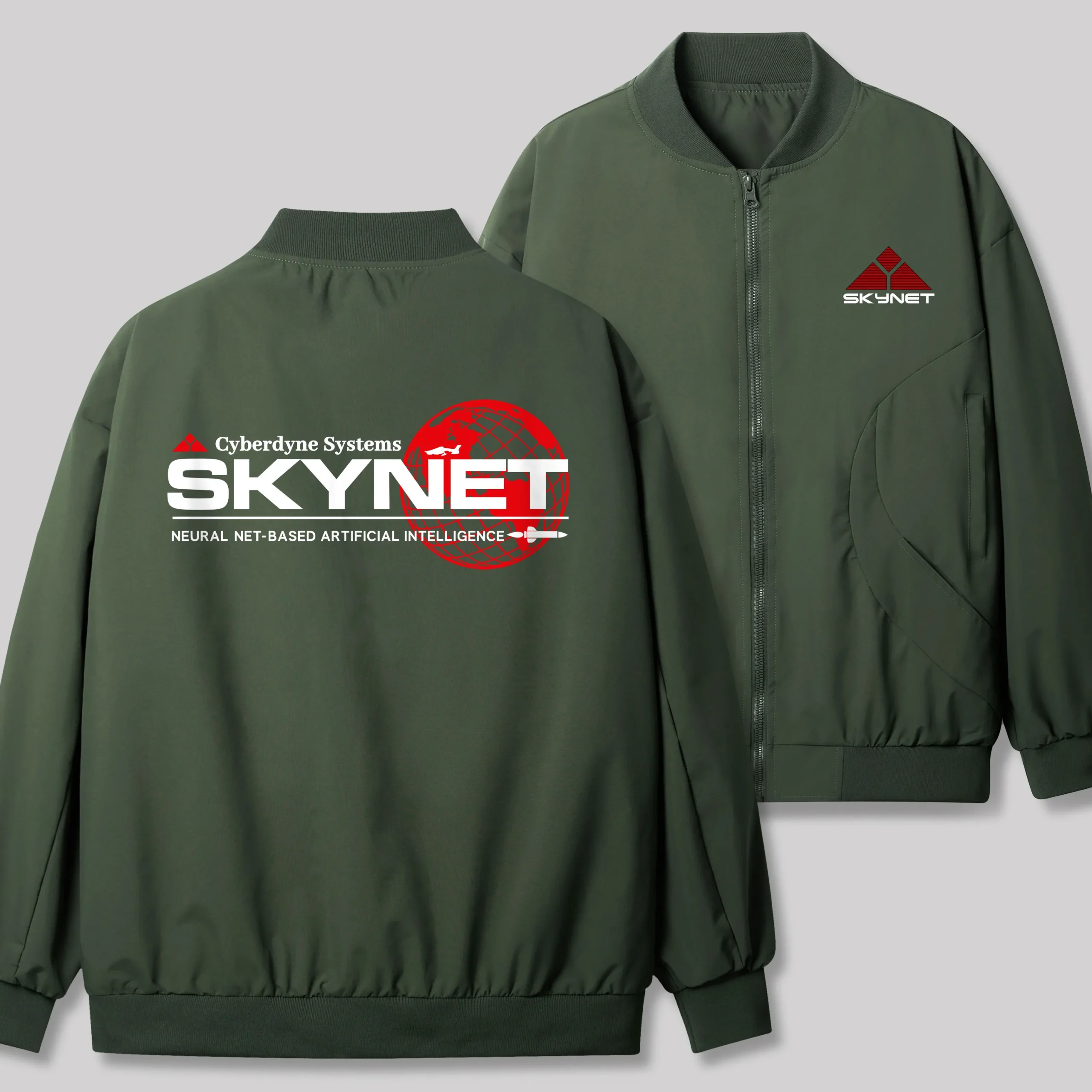 Skynet Geek Classic Bomber Jacket - Image 2