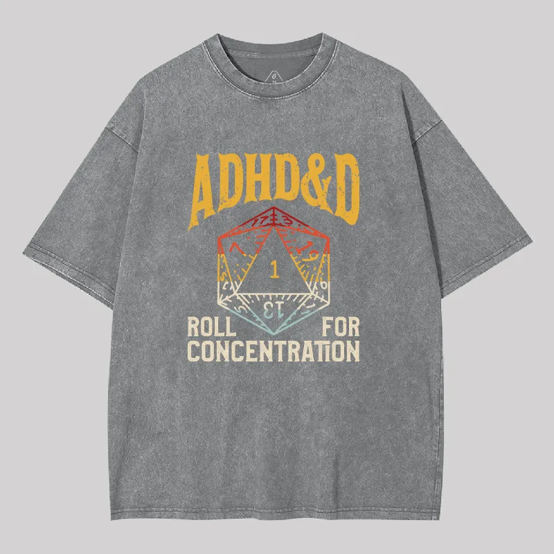 ADHScifi Dice Washed T-shirt - Image 5