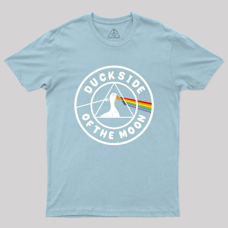 Duckside Of The Moon Geek T-Shirt - Image 9