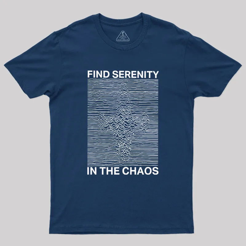 Alternative view of Serenity in Chaos Geek T-Shirt