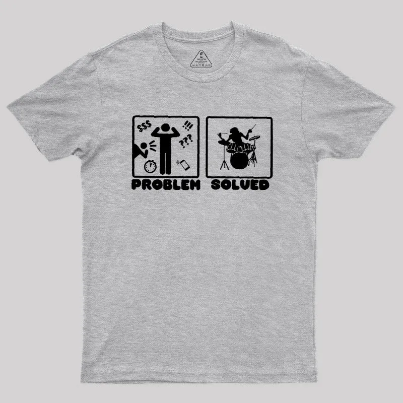 Stress Relief Through Music Geek T-Shirt - Image 9