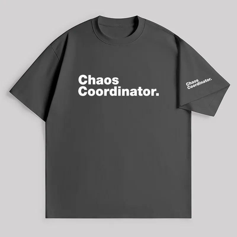 Chaos Coordinator Unisex Oversized T-shirt - Image 7