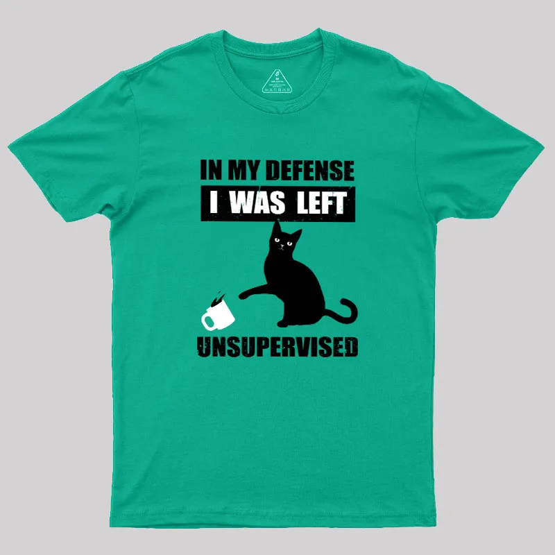 In My Defense I Was Left Geek T-Shirt - Image 9