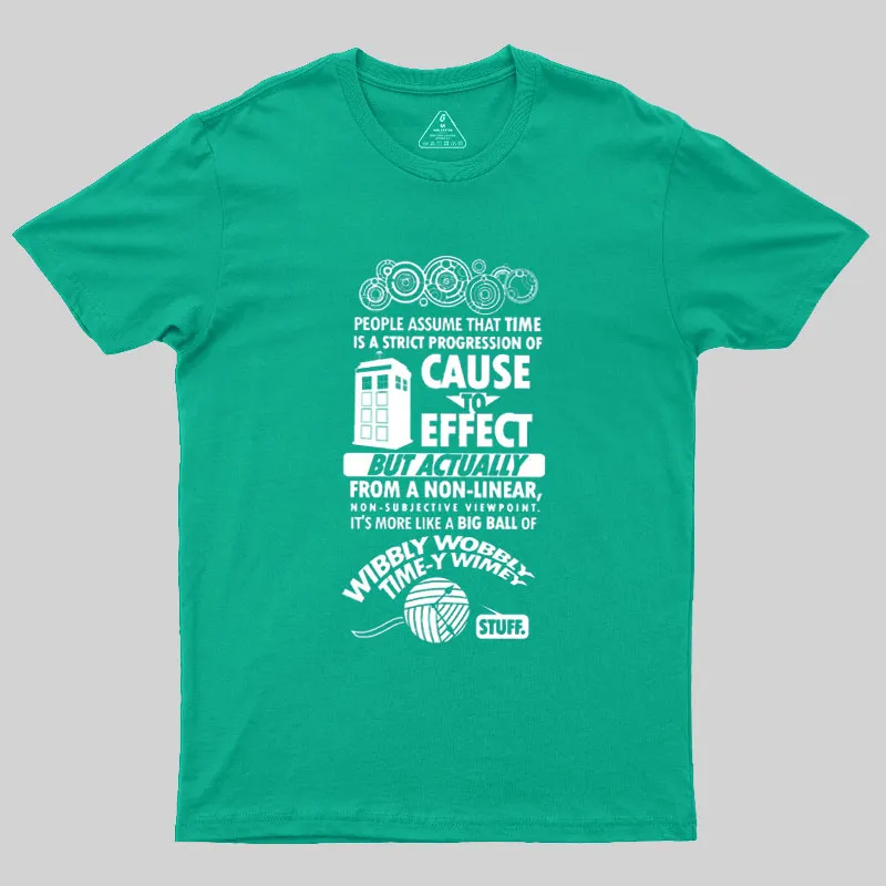 Timey Wimey Geek T-Shirt - Image 10