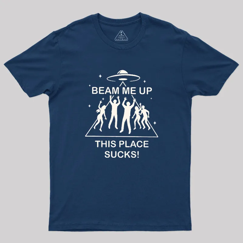 Beam Me Up Geek T-Shirt - Image 2