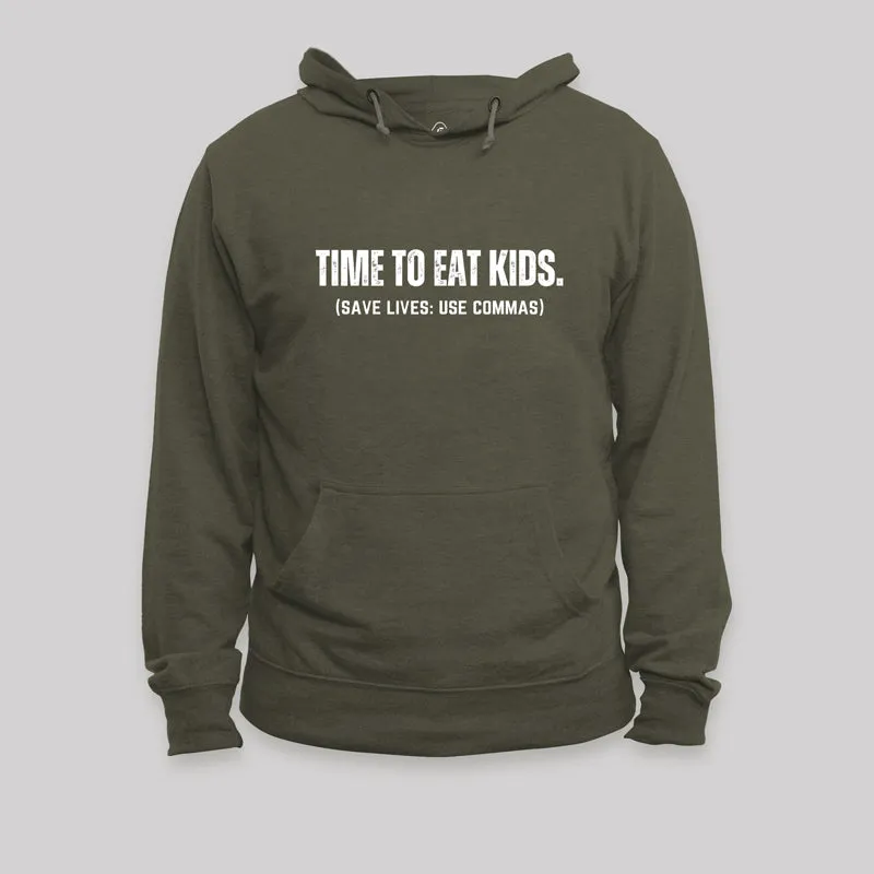Save Lives Use Commas Punctuation Geek Hoodie - Image 4