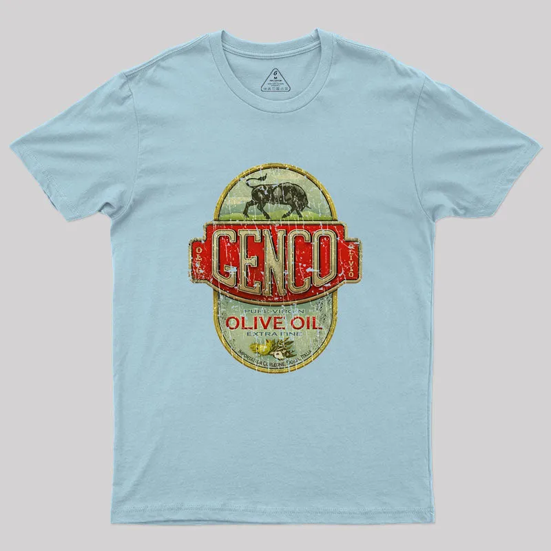 VINTAGE - GENCO OLIVE OIL Geek T-Shirt - Image 10