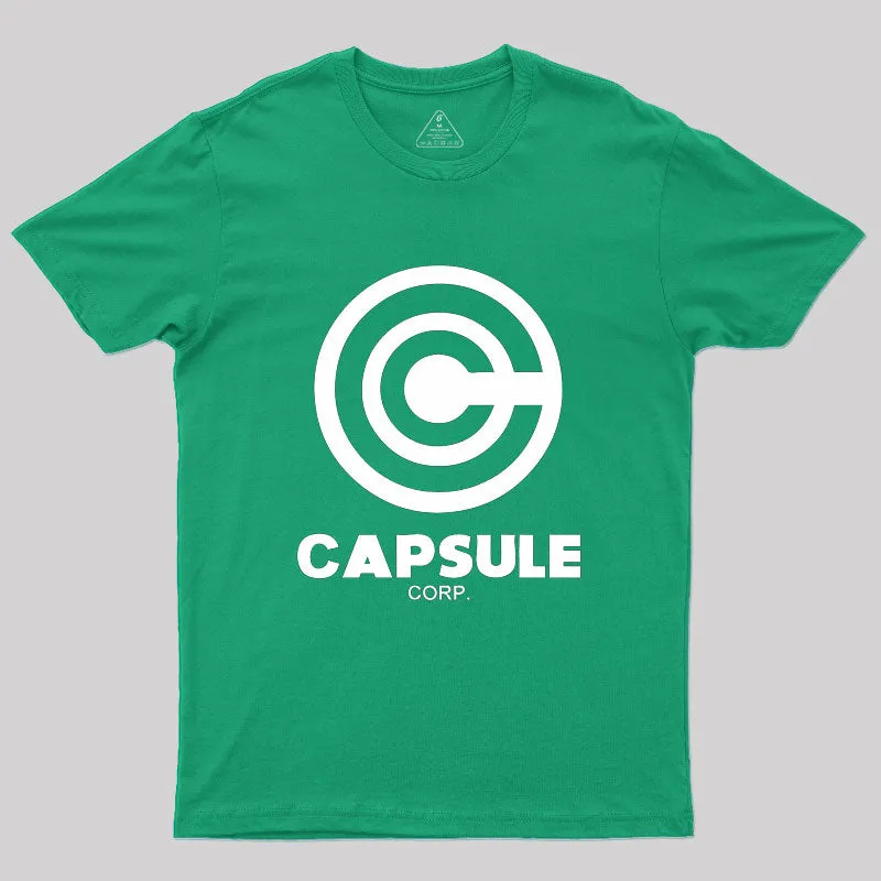 Capsule Corp DBZ Geek T-Shirt - Image 9
