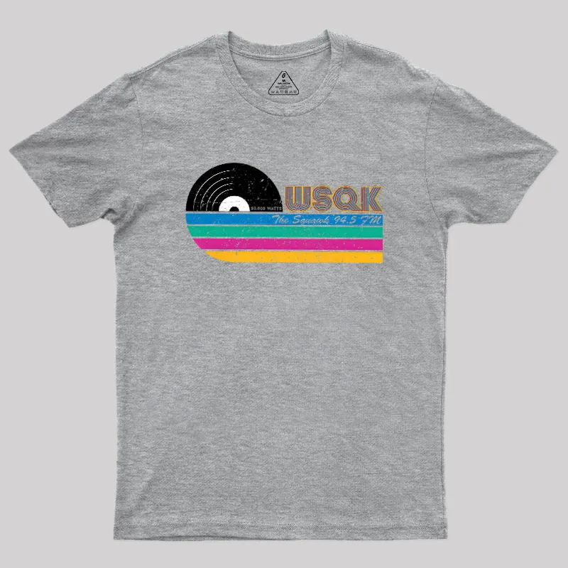 Retro WSQK Geek T-Shirt - Image 4