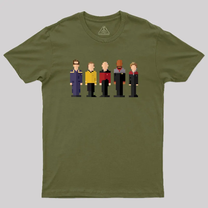 Spaceship Captains Geek T-Shirt - Image 2