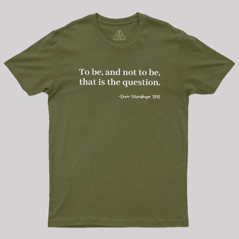 Schrödinger's Question Geek T-Shirt - Image 3