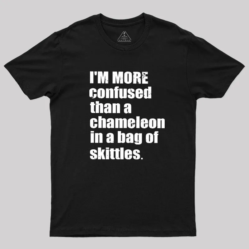 Alternative view of Colorful Confusion Geek T-Shirt