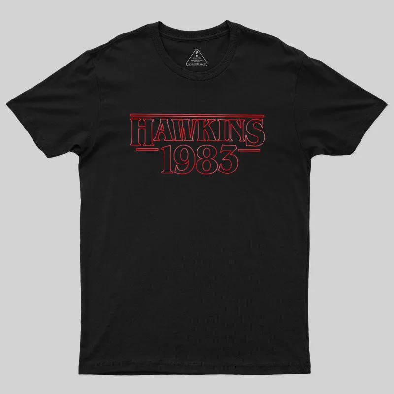 Alternative view of Hawkins 1983 T-Shirt