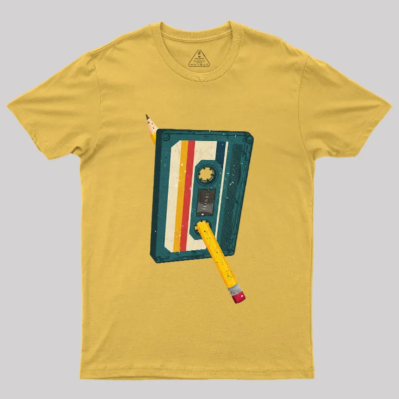 Retro Cassette Geek T-Shirt - Image 8