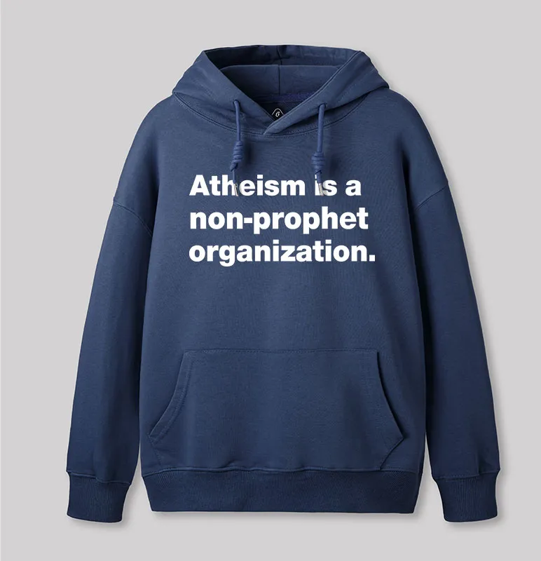 Alternative view of Atheism Is A Non-prophet Organization Geek Hoodie