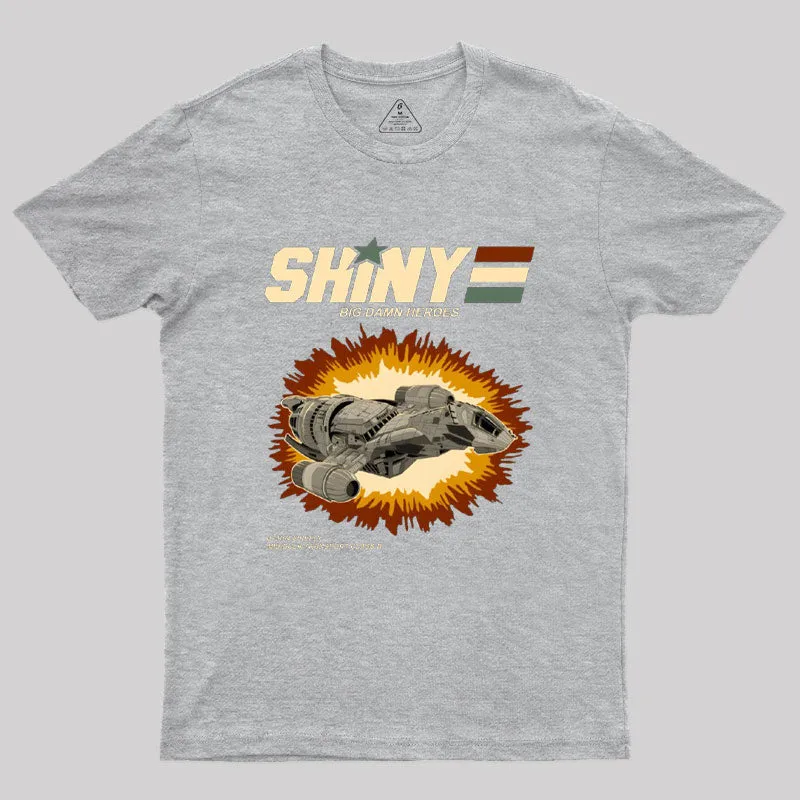 Shiny Heroes Geek T-Shirt - Image 4