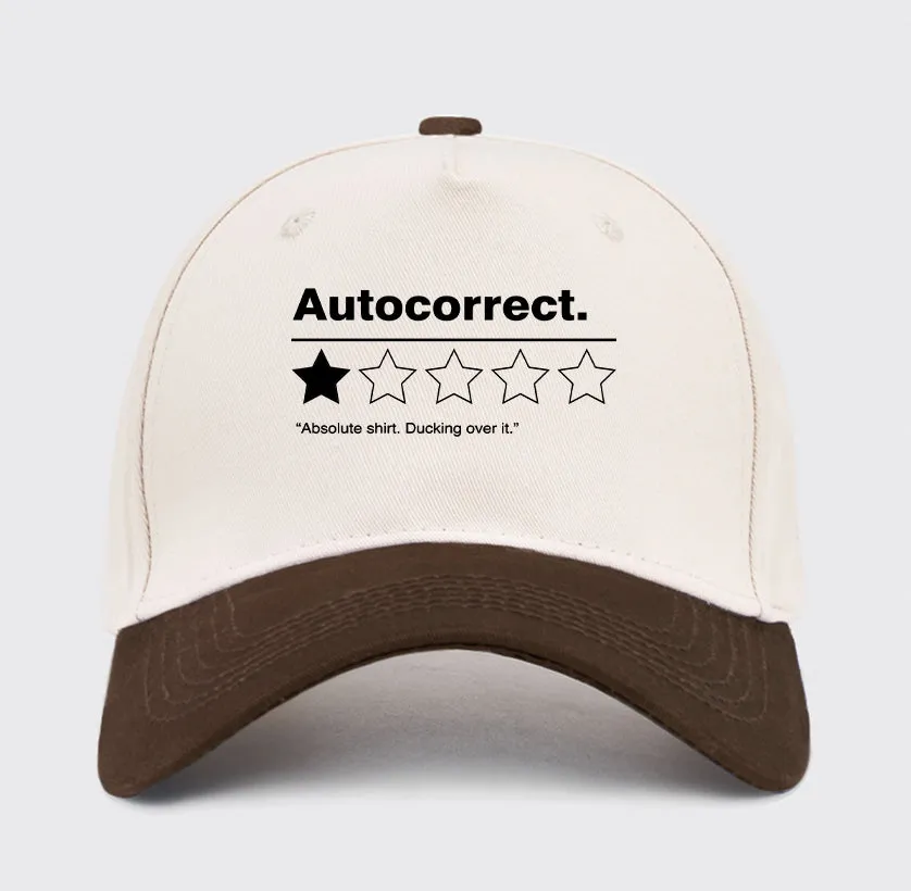 Autocorrect. Ducking over it Baseball Cap - Image 5