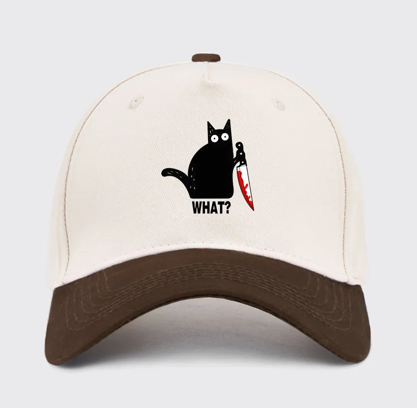 Spooky Lockdown Cat Baseball Cap - Image 4