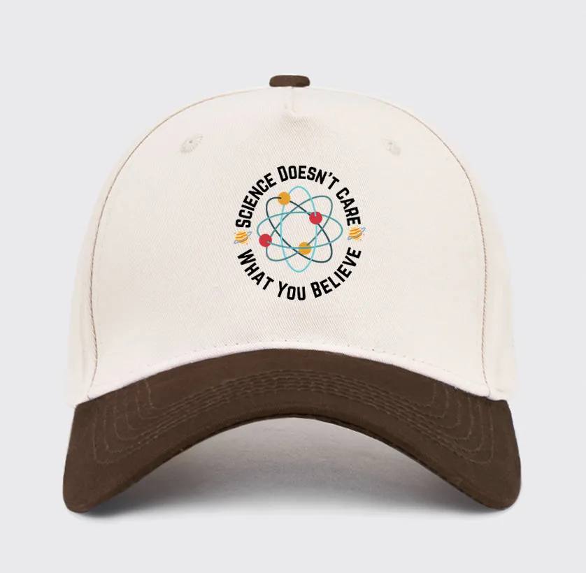 Science doesn't care what you believe Washed Vintage Baseball Cap - Image 10