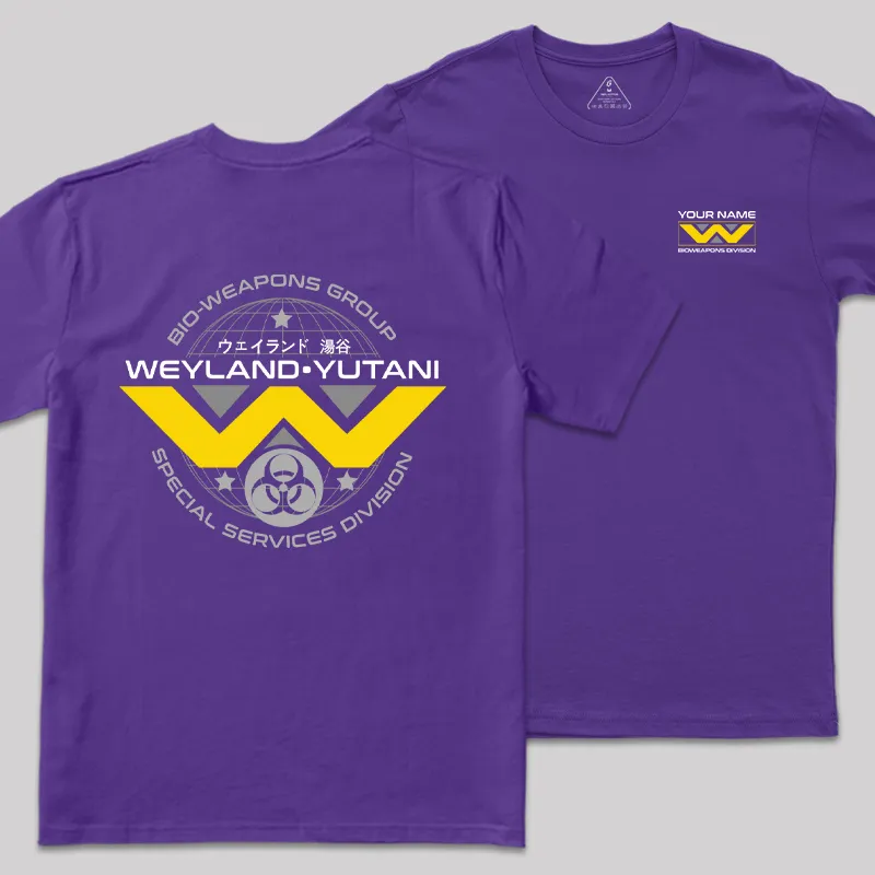 Personalized Weyland Yutani Scifi Geek T-Shirt - Image 6