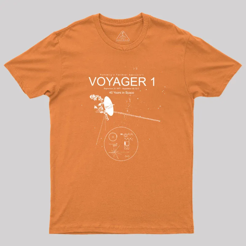 Voyager 1 Geek T-Shirt - Image 7