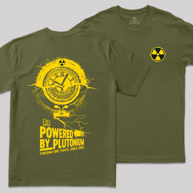 Plutonium Power Front and Back Printed Geek T-Shirt - Image 3