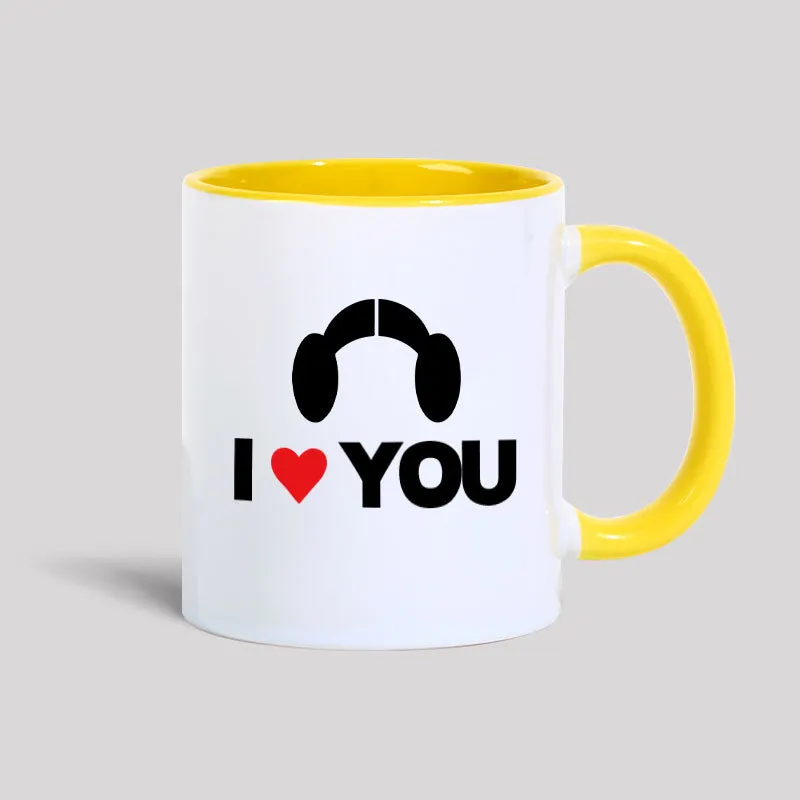 I Love You Scifi Movie Geek Couple Mugs - Image 2
