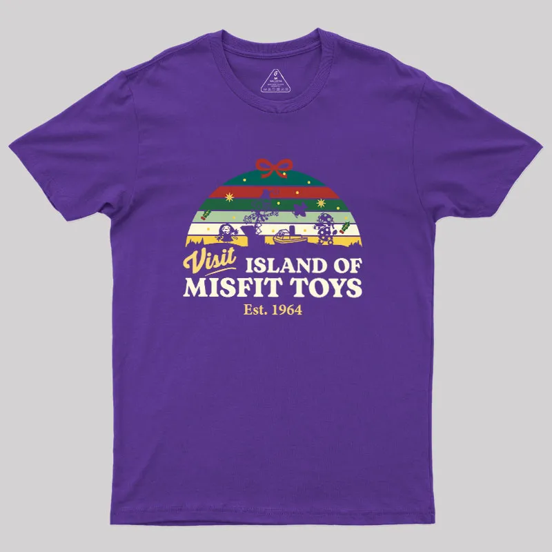Visit Island of Misfit Toys Geek T-Shirt - Image 6