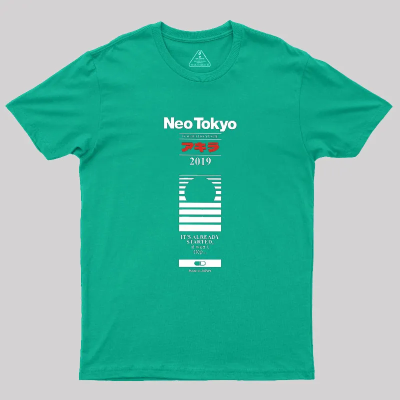 Neo Tokyo 2019 Geek T-Shirt - Image 6