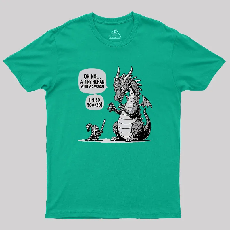 Sarcastic Dragon Geek T-Shirt - Image 9